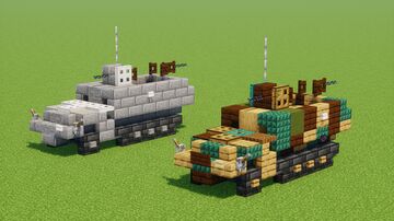 Sd.Kfz. 251 Half-Track Minecraft Map & Project