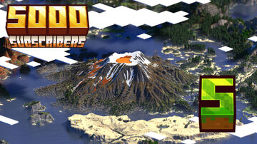 World Nr. 5 [5k, Survival World, Download, 5000 Subscriber Celebration] Minecraft Map & Project