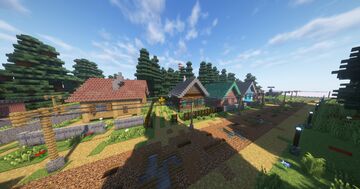 карта Русская область в майнкрафт пе 1.17.40+ со сборкой Minecraft Map & Project