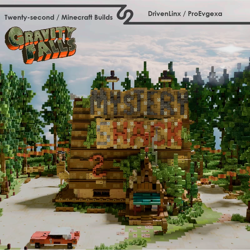 Gravity Falls / Mystery Shack / Minecraft Map Minecraft Map