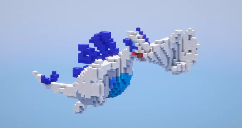 Lugia from Pokemon Minecraft Map