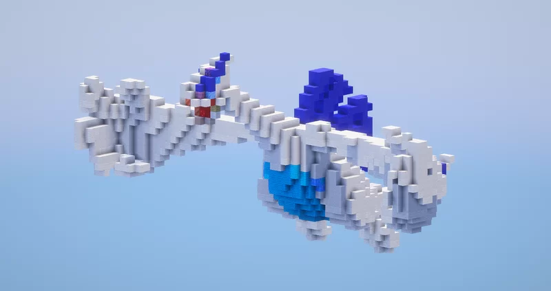 Lugia from Pokemon Minecraft Map