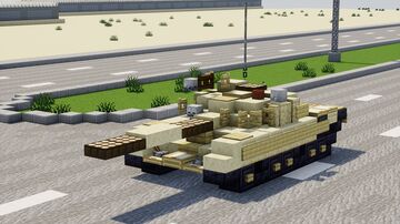 Iraqi T-72M1 Lion of Babylon Tank Minecraft Map & Project