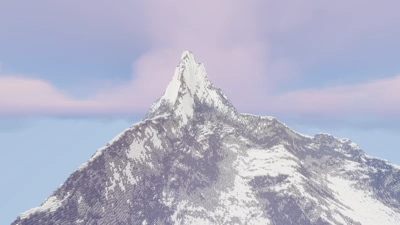 Small mountain range map + worldpainter file!