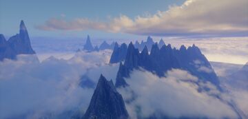 Whispering Summits 3072 x 3072 Minecraft Map & Project