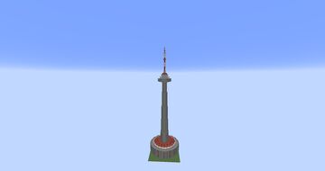 Vilnius TV Tower (Vilniaus televizijos bokštas) Minecraft Map & Project