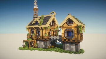 Medieval House Release! ⚔️ Download! Minecraft Map & Project