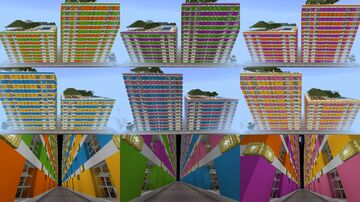 Colorful Residential Building 2 Minecraft Map & Project