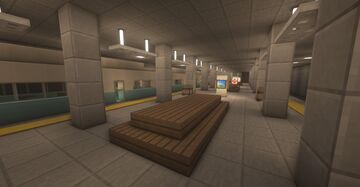 Metro Station One [Java & Bedrock Edition] Minecraft Map & Project