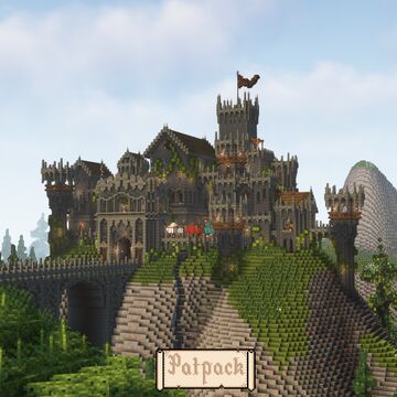 Minecraft- Tuff Castle Minecraft Map & Project