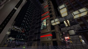 Anachronox - Hopelight City / Cyberpunk / Tech noir / Sci-fi / etc ... Minecraft Map & Project