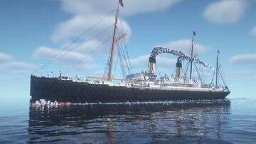 RMS Teutonic & RMS Majestic - White Star's Last Ocean Greyhounds Minecraft Map & Project