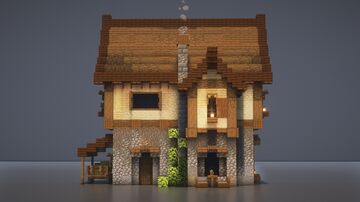(Free) Medieval Farmhouse Minecraft Map & Project