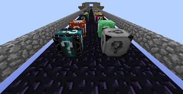 8 Lucky Blocks Map Based on Loot++ and potioncore forge 1.8.9 Minecraft Map & Project