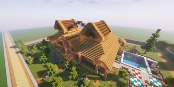 Family RP House (built on CosmicX.net) Minecraft Map & Project