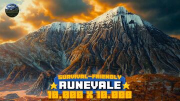 Runevale 1.21+ | 10.000 x 10.000, Multi-Biome | Survival-Friendly/RPG | Java Edition | Custom Structures & Custom Caves Minecraft Map & Project