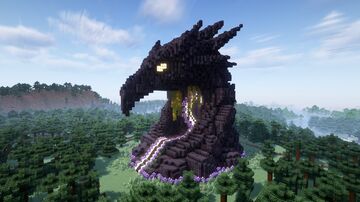 Minecraft Crow Nether Portal Statue V02 Minecraft Map & Project