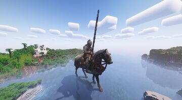 Knight and Horse Statue Minecraft Map & Project