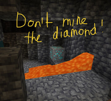 Map: Don’t mine the diamond! Part 1 | Minecraft Bedrock map Minecraft Map & Project