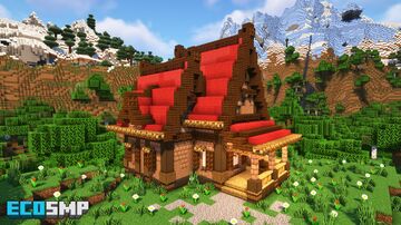 ❤️ Ruby Lodge (Fantasy House) | Download Minecraft Map & Project