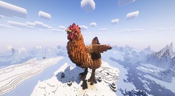 Falling Chiken Csgo Statue Minecraft Map & Project