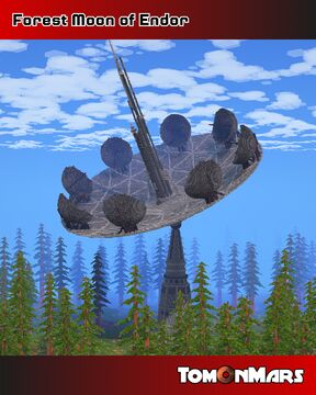 Star Wars Forest Moon of Endor Minecraft Diorama Minecraft Map & Project