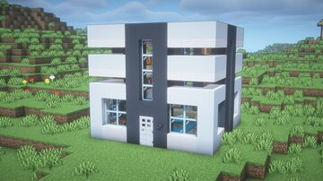 Noob's Modern House :) Minecraft Map & Project