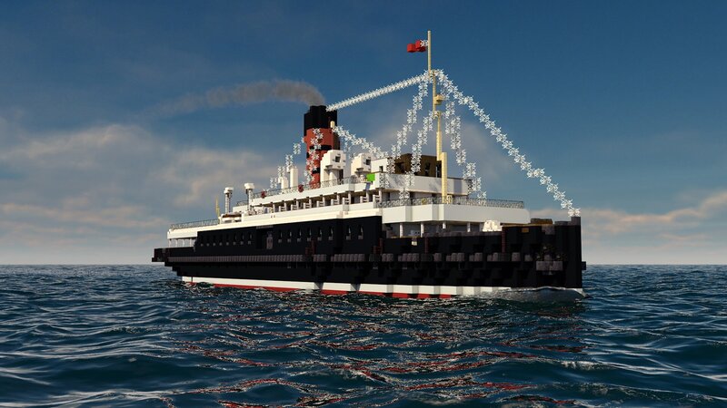 S.S. Alsatia - Built for tender service at Cherbourg