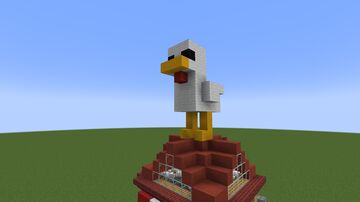 Lava Chicken Hut 1.21.5 (Includes Chicken Farm!) Minecraft Map & Project