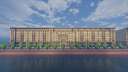 Stalin-styled building from Tverskaya st. Moscow, Russia Minecraft Map & Project