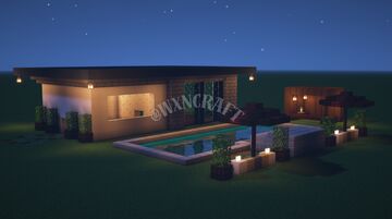 Modern House Minecraft 1.21+ (FREE) Minecraft Map & Project