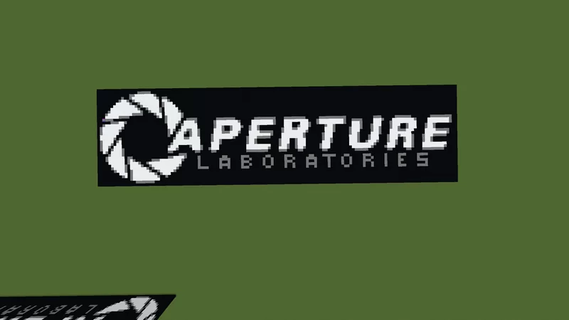 Aperture Laboratories Logo Minecraft Map