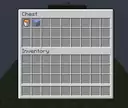 Barebones chest with only a lava bucket and ice