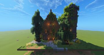 Medieval House Dark | Schem & World Minecraft Map & Project