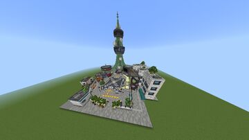Inkopolis from splatoons. [WIP] Minecraft Map & Project