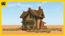 Minecraft - Wild West - Small Two-stories House | Full Interior | 2 Variants Minecraft Map & Project