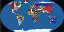 RQ-BAM (Big Scale) World Flag Map Minecraft Map & Project