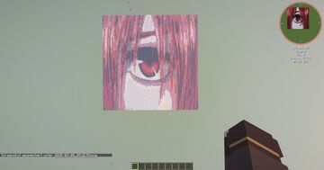 Elfen Lied Anime Pixel Art Minecraft Map & Project