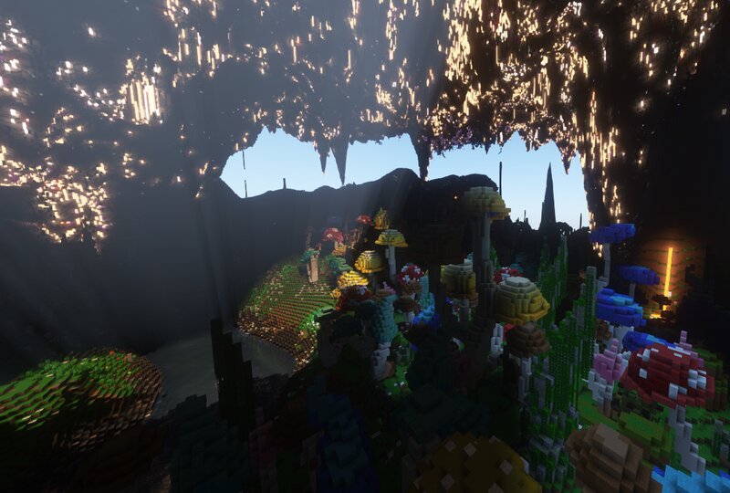 The Mystical Caverns – 3072x3072 Survival Map