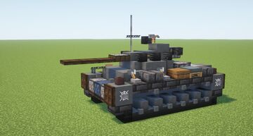 Panzer III Ausf. J1 Medium Tank (1.5:1 Scale) Minecraft Map & Project