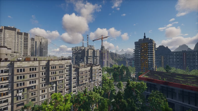 Abandoned big city (Work in progress) / Заброшенный большой город ...