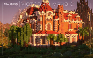 Victorian Mansion Minecraft Map & Project