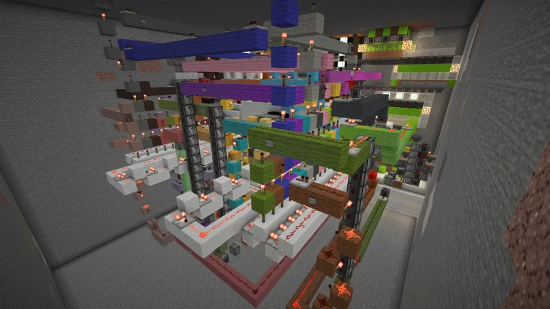 All In One Room (With 30 Redstone Contraptions!) Minecraft Map