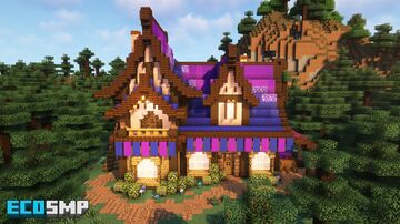 🧥 Whispering Threads (Fantasy Tailor's Shop & House) | Download Minecraft Map & Project