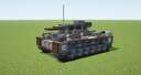 Panzer III Ausf. J Medium Tank (1.5:1 Scale) Minecraft Map & Project