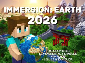 Immersion: Earth 2026 Minecraft Map & Project