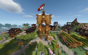 Oak Mini Tower Minecraft Map & Project