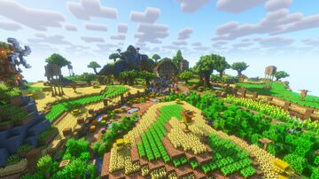 Cluckstead | 200x200 | Farm Island Minecraft Map & Project
