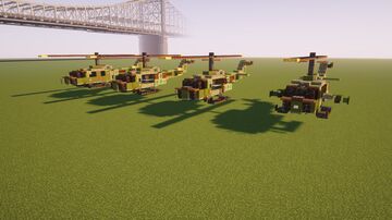 (1.5:1) UH-1D Huey Pack Minecraft Map & Project