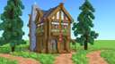 Medieval House – Fully Decorated Interior | Download Minecraft Map & Project